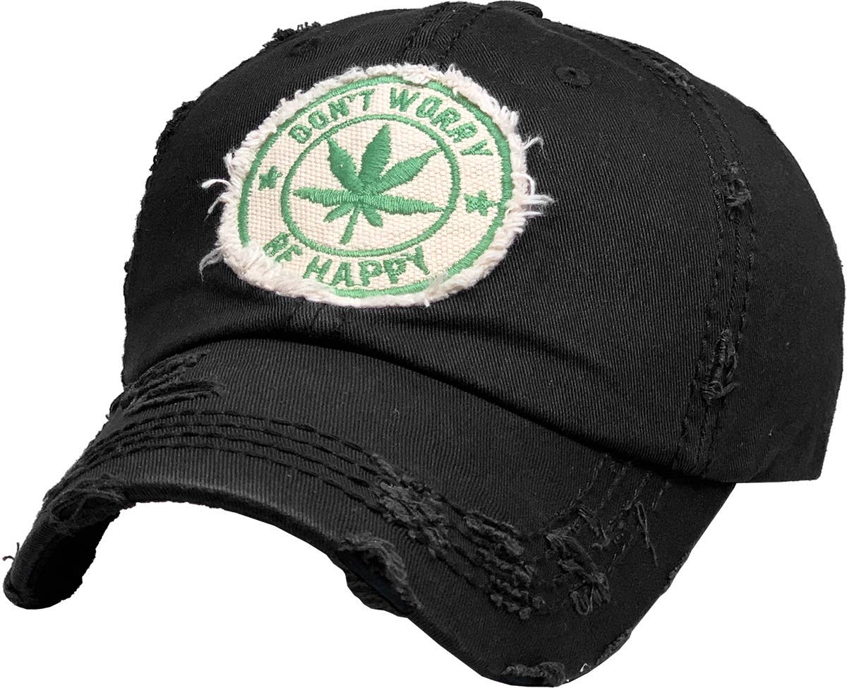 Don't Worry Be Happy Leaf Cap