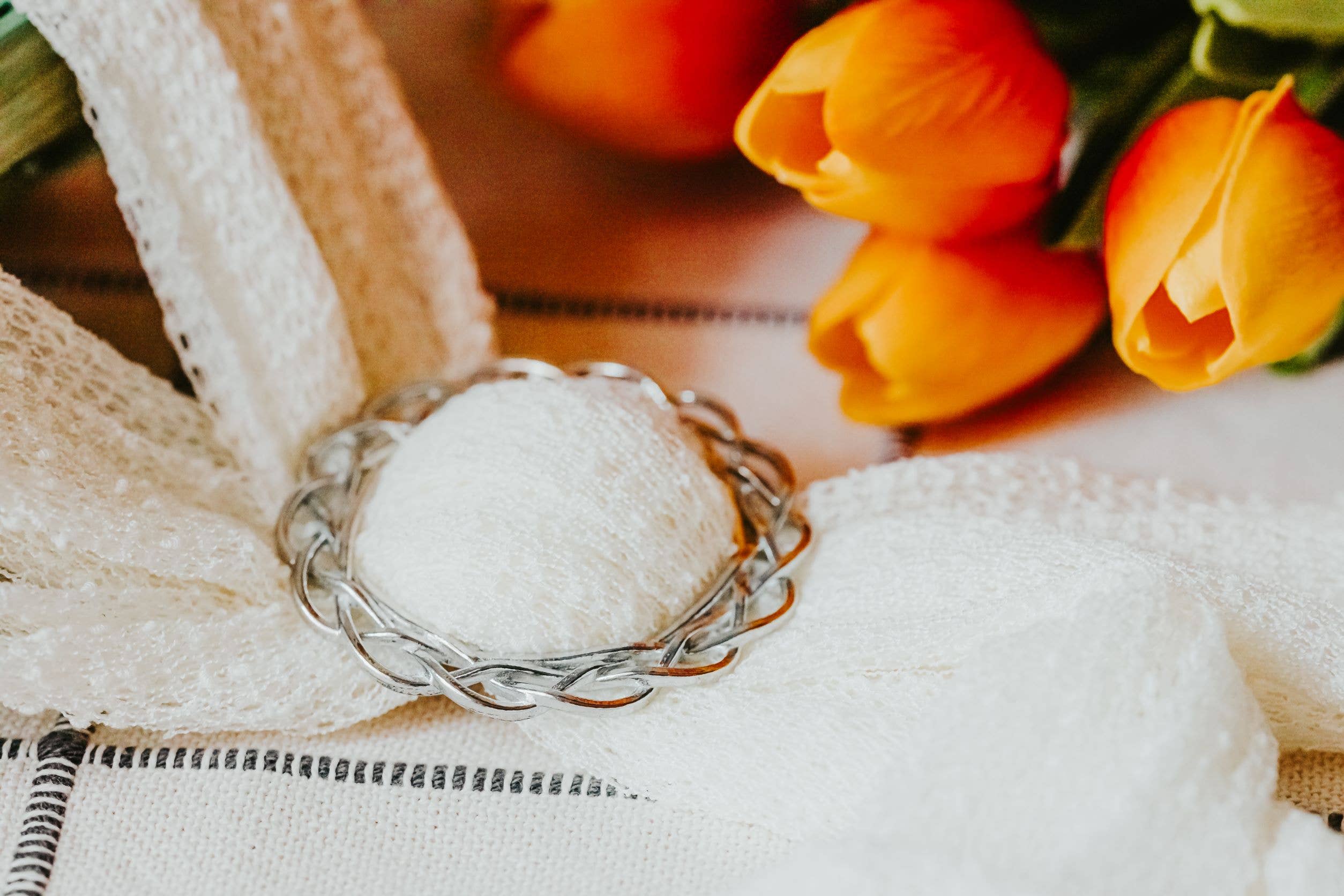 Pewter - Scarf Ring - Circle