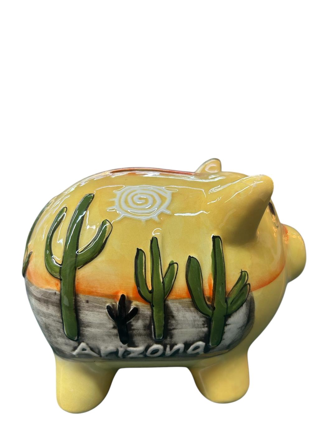 Desert Scene Pig Bank 3D