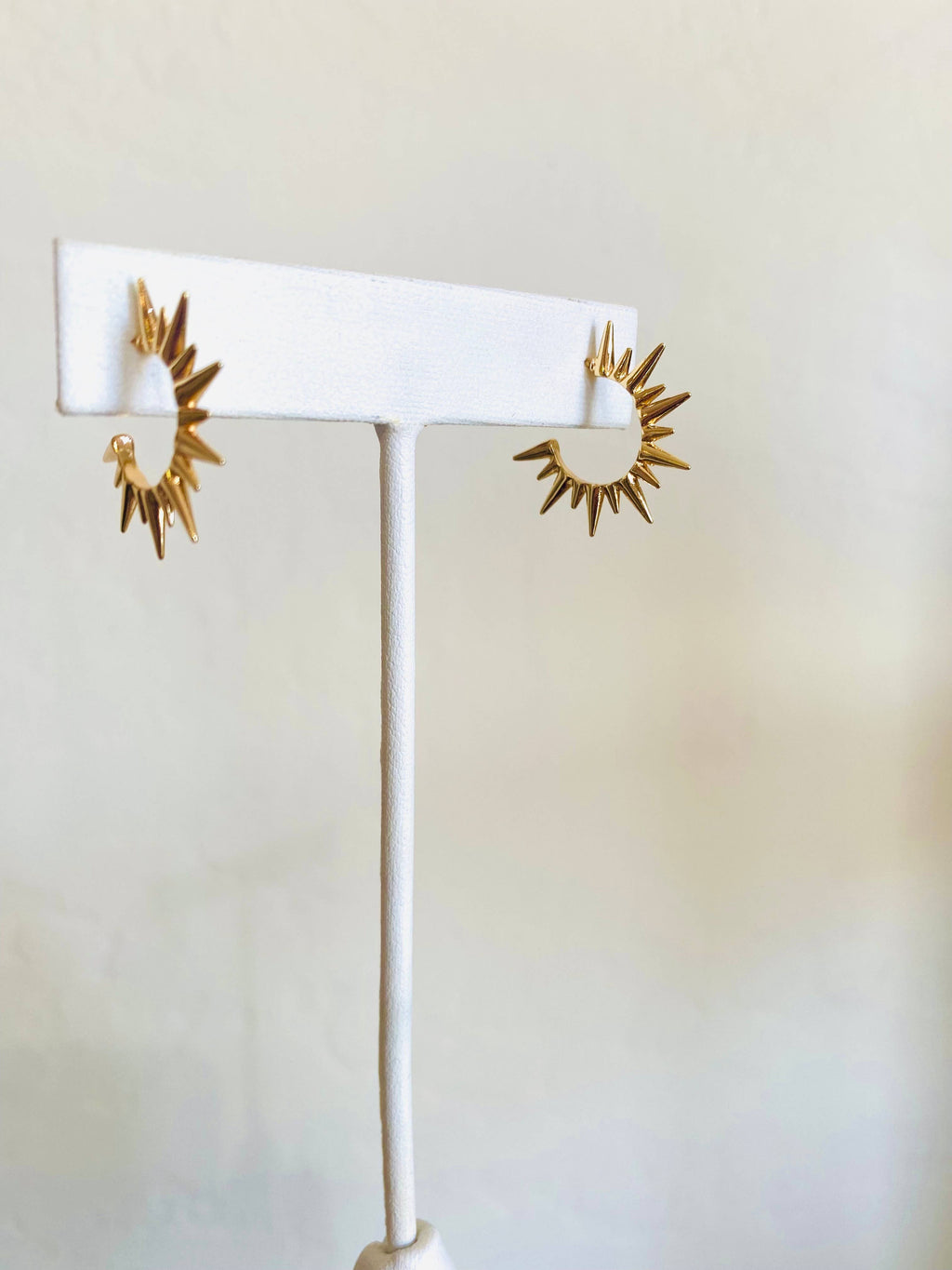 Spikey Hoop Earrings