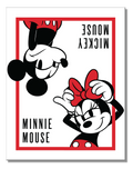 Mickey/Minnie Mouse Tin Sign