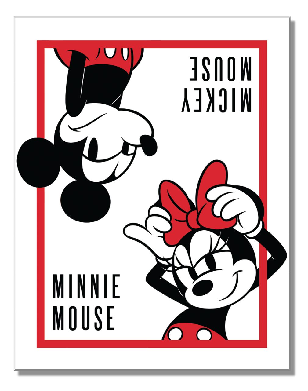 Mickey/Minnie Mouse Tin Sign