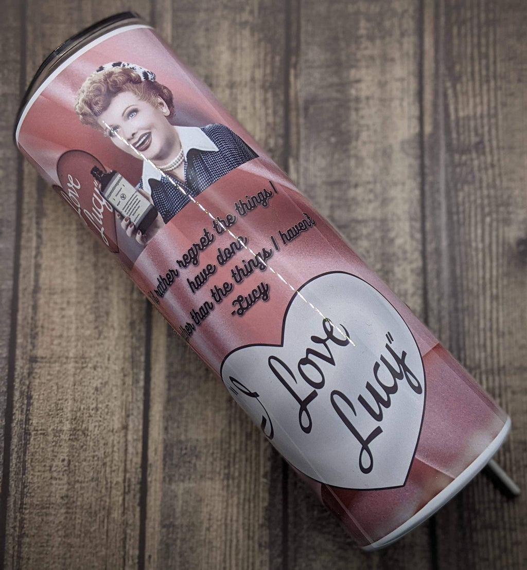 Pink I Love Lucy Tumbler: 20oz