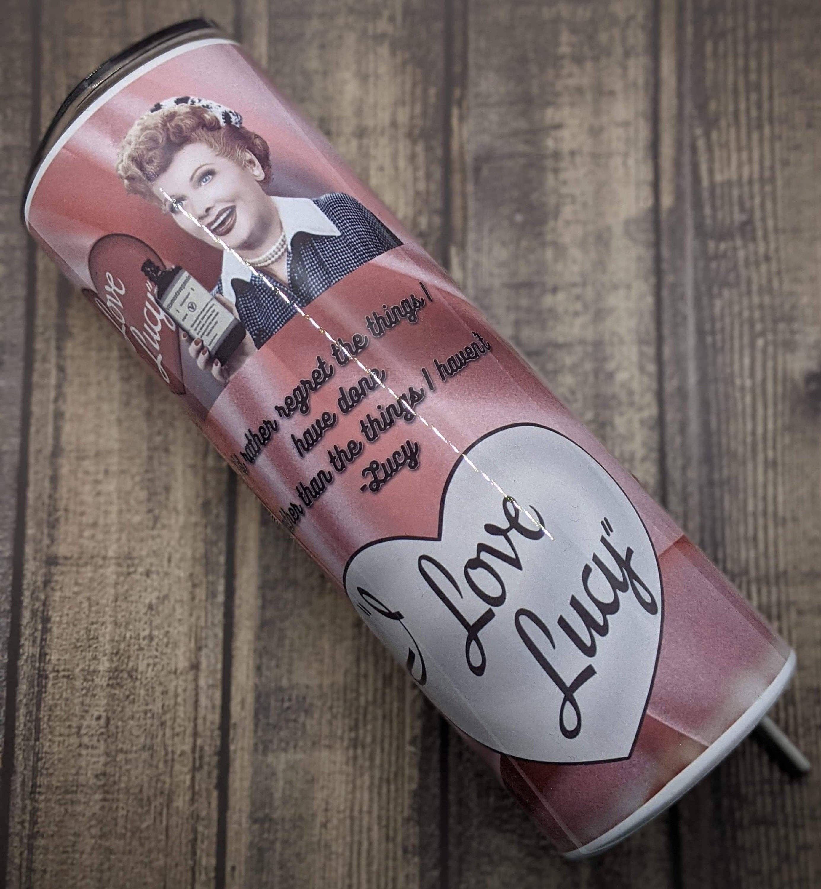 Pink I Love Lucy Tumbler: 20oz