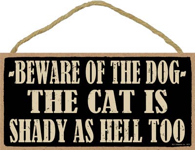 Beware of the Dog..Wood Sign