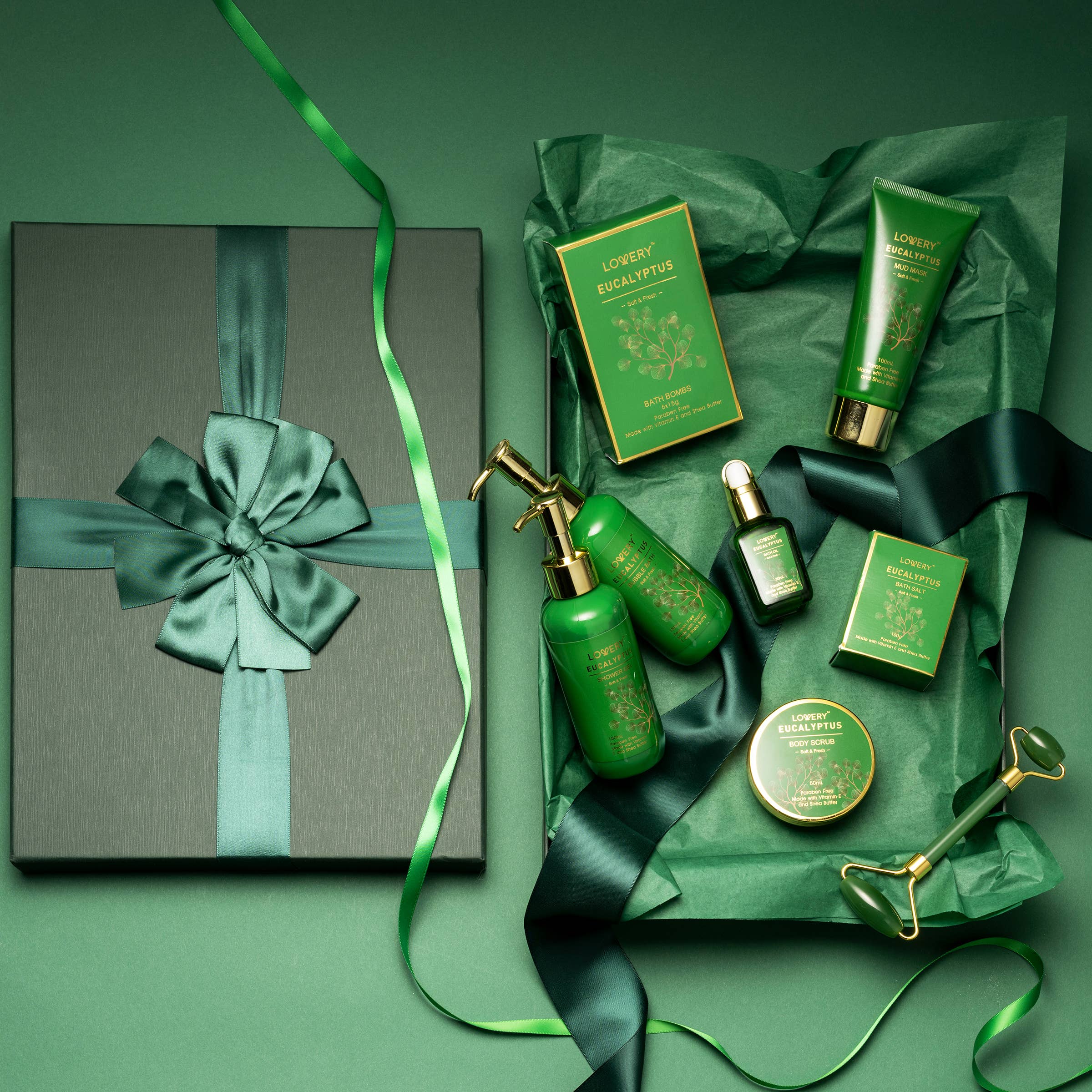 Eucalyptus Home Spa Bath & Body Care Set