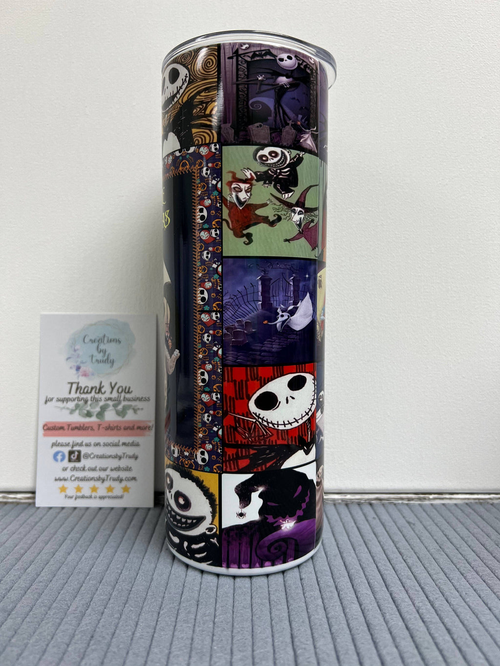 The Nightmare Before Christmas Movie Collage- 20oz Tumbler