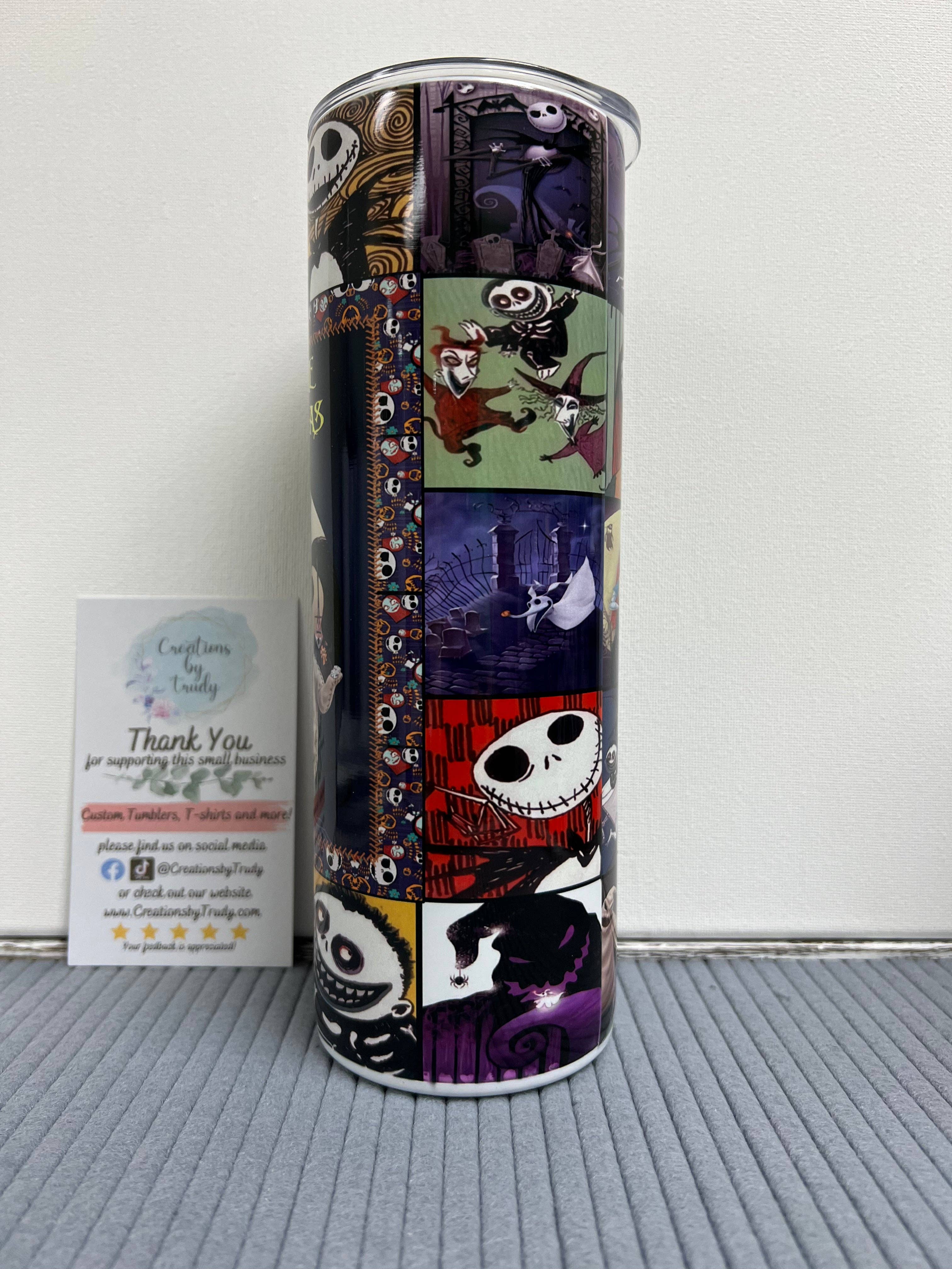 The Nightmare Before Christmas Movie Collage- 20oz Tumbler