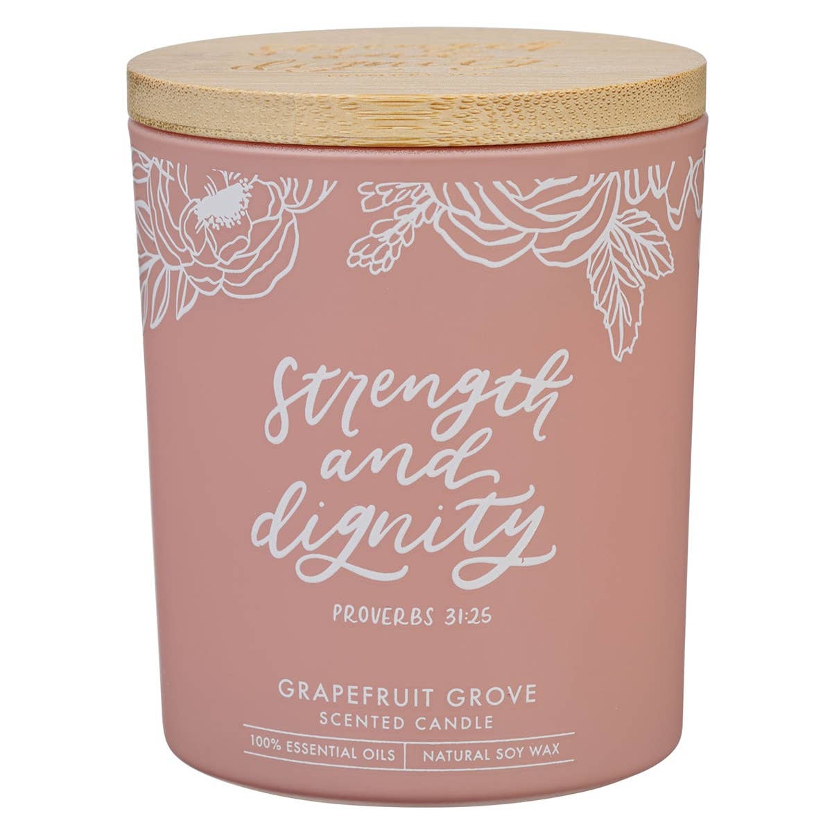 Strength & Dignity Prov 31:25 Candle