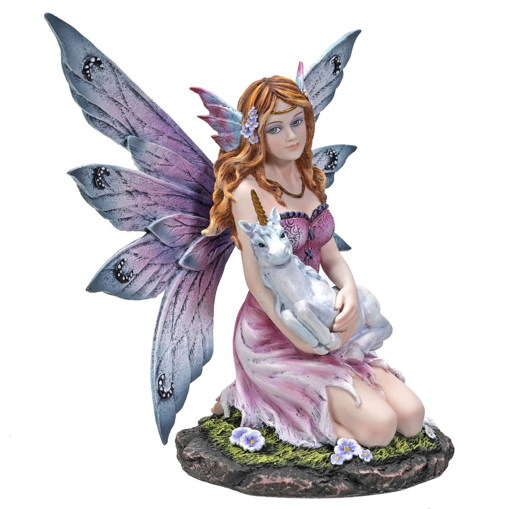 Adorable Fairy with Unicorn