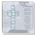 Baby in Heaven Infant Memorial Clear Mosaic Cross