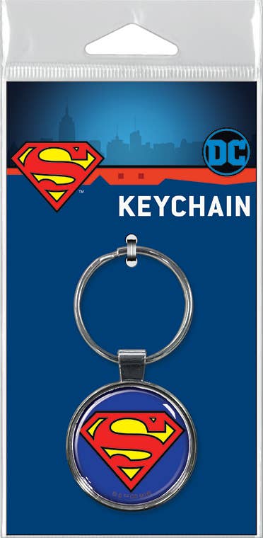 Superman Logo Keychain