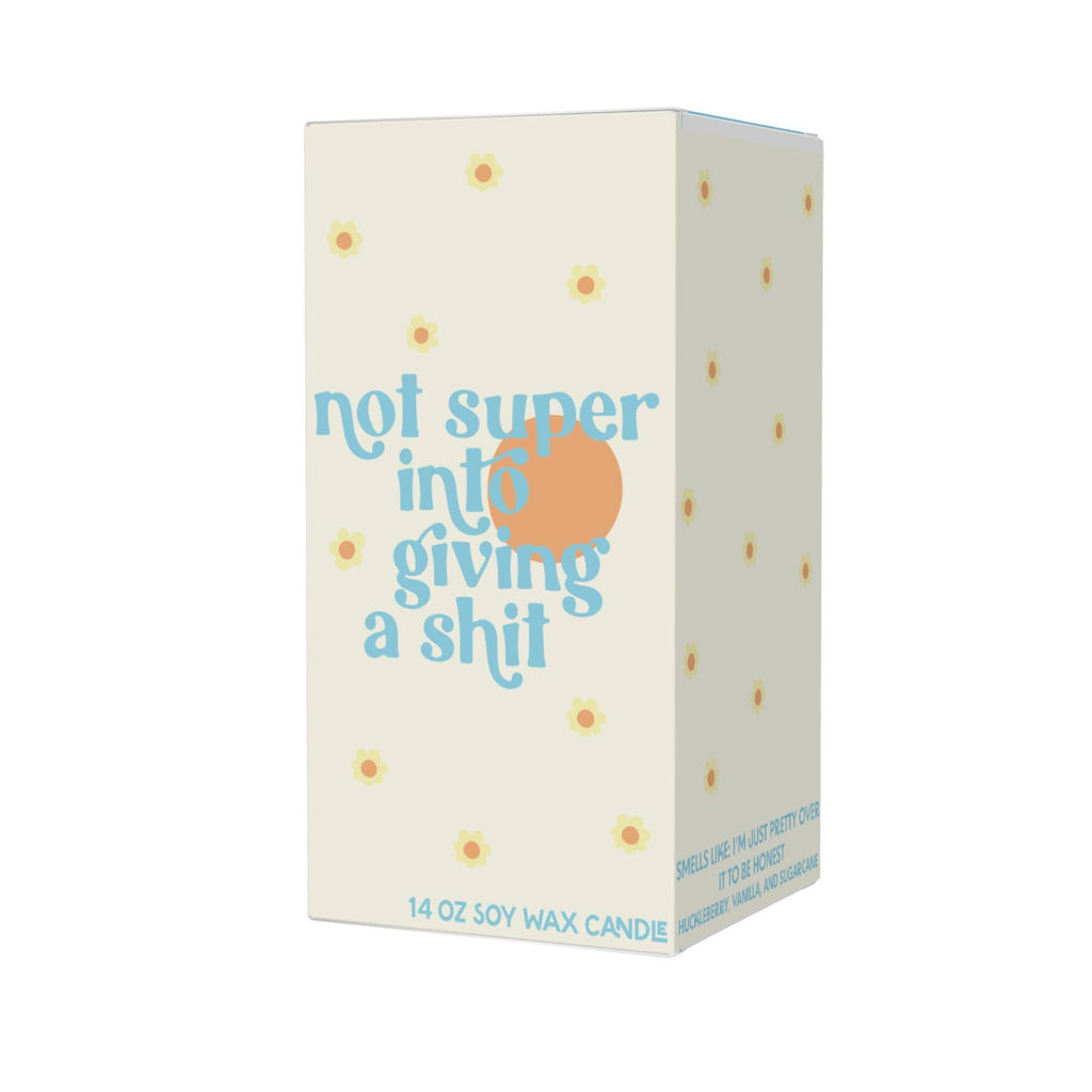 Not Super Into Giving a Shit Candle