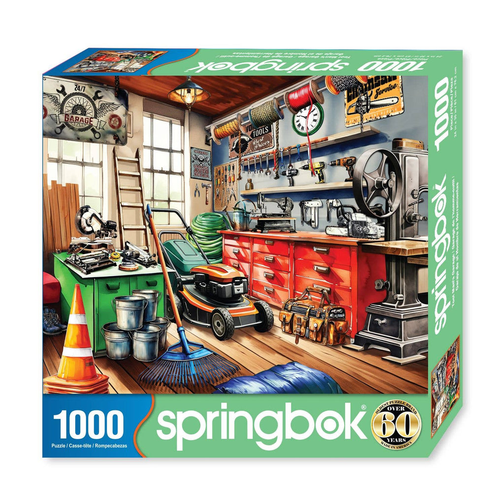 Tool Man's Garage 1000 Piece Jigsaw Puzzle