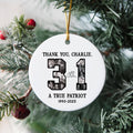Charlie Kirk Memorial Ornament