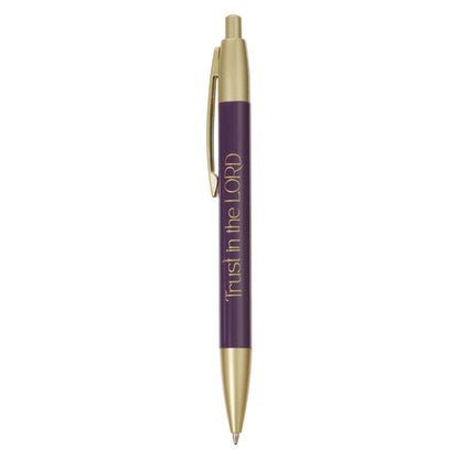 Trust in The Lord Purple Gift Pen