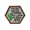 Cactus Expert Hexagon Sign