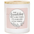 Our Friendship Isn't A Big Thing - Candle