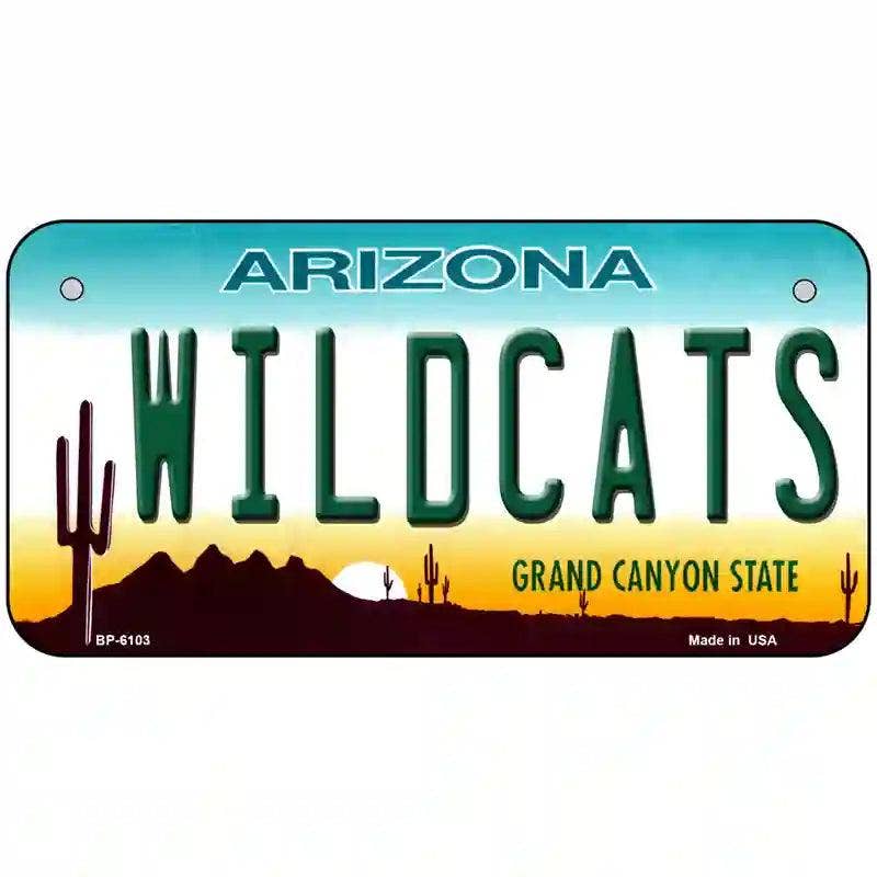 Wildcats Arizona Novelty Metal License Plate