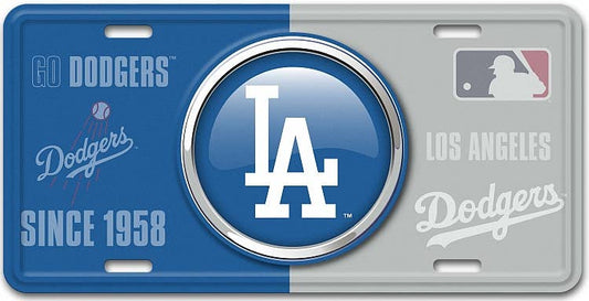 LA Dodgers Bullseye - License Plates