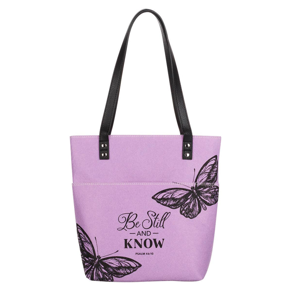 Be Still & Know Bible Tote Bag