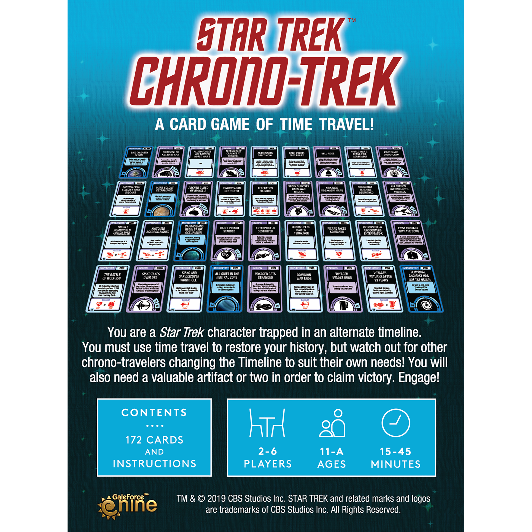 Star Trek Chrono-Trek Card Game