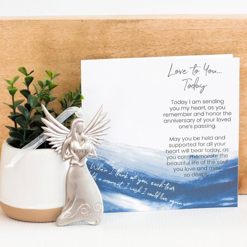 Anniversary Of Loss Gift: Sympathy Love Angel Ornament