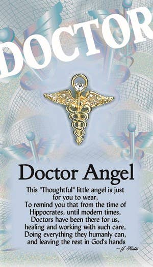 Doctor Angel Lapel Pin