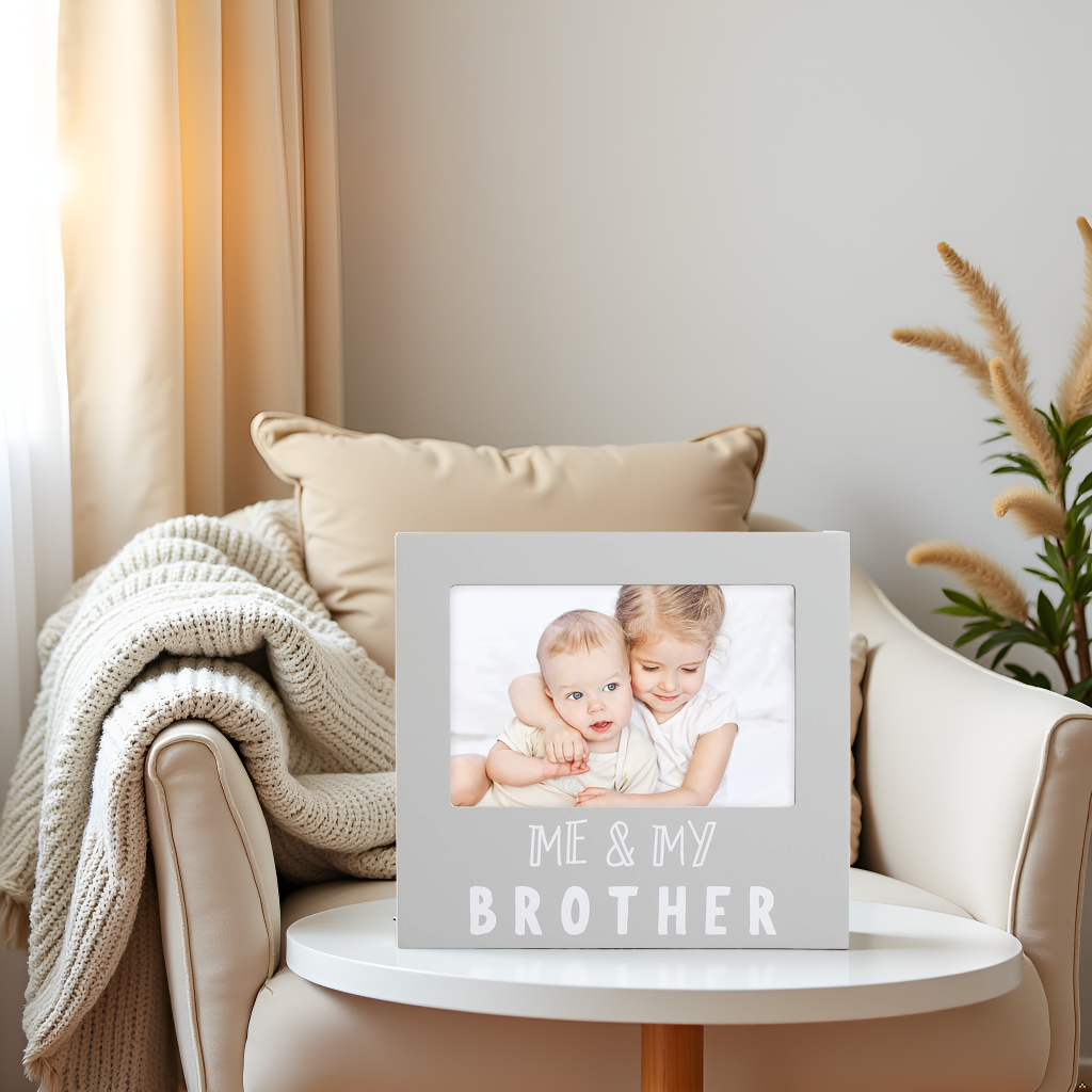 Me and My Brother Sentiment Picture Frame
