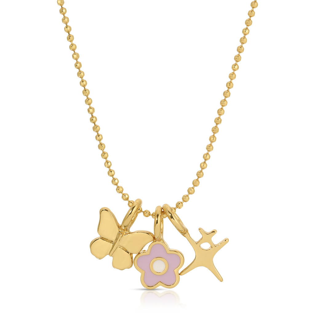Charm Garden Gold Necklace Chain