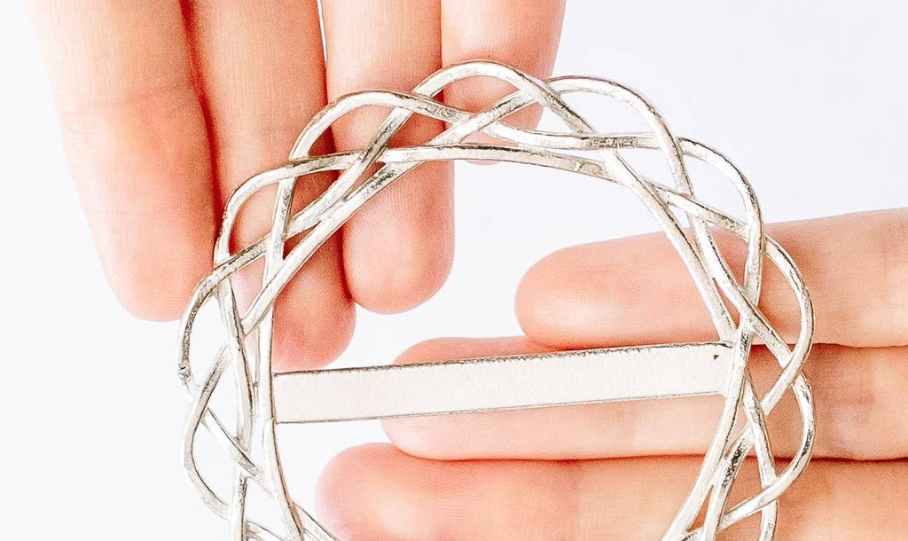 Pewter - Scarf Ring - Circle