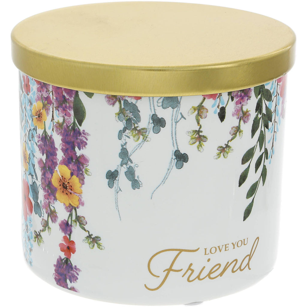 Love You Friend Candle w/Matches
