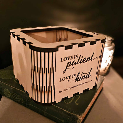 Love is Patient Love Is Kind Wood Box