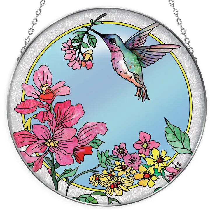 Hummingbird Touch 6.5" Suncatcher