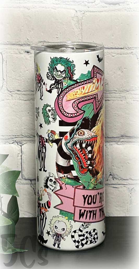 Beetlejuice 20oz Skinny Tumbler
