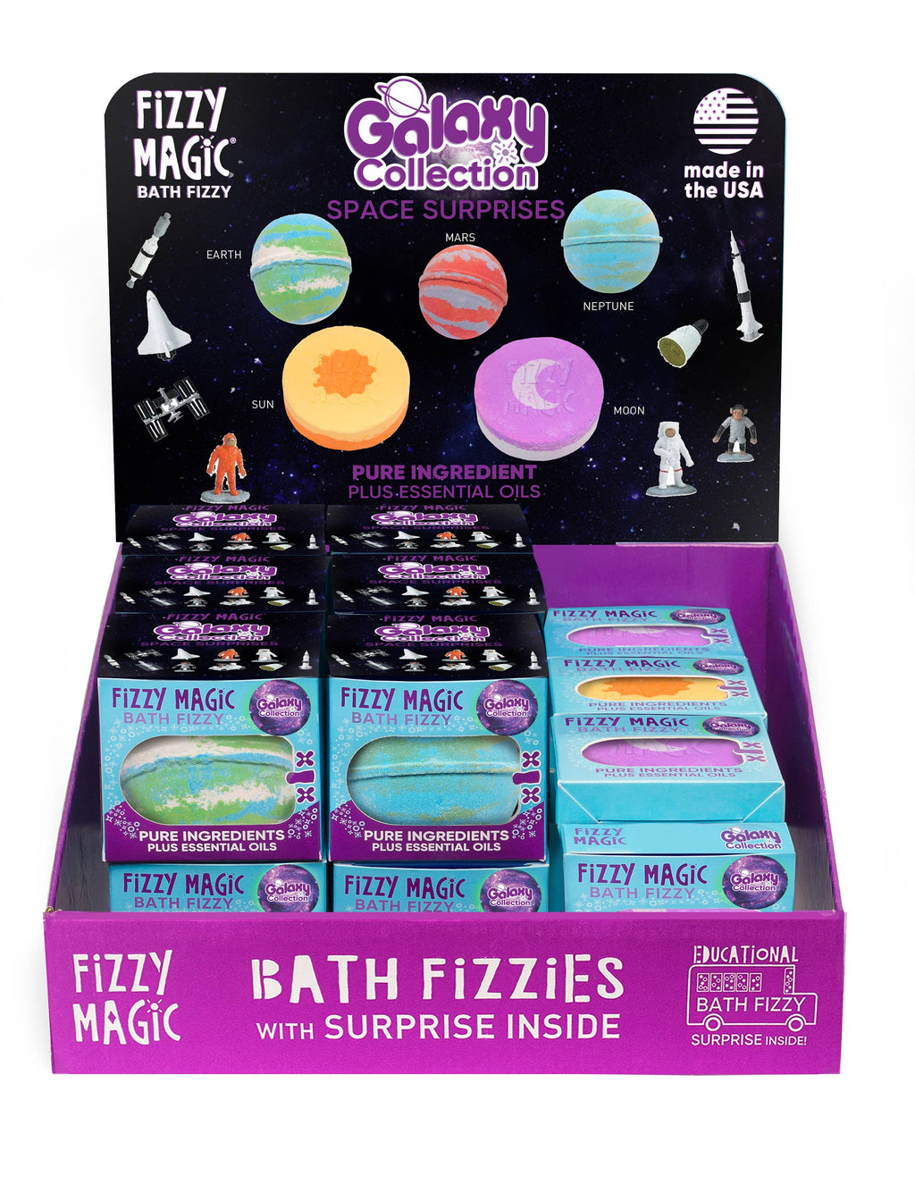 Galaxy - Space, Bath Bomb Surprise Inside