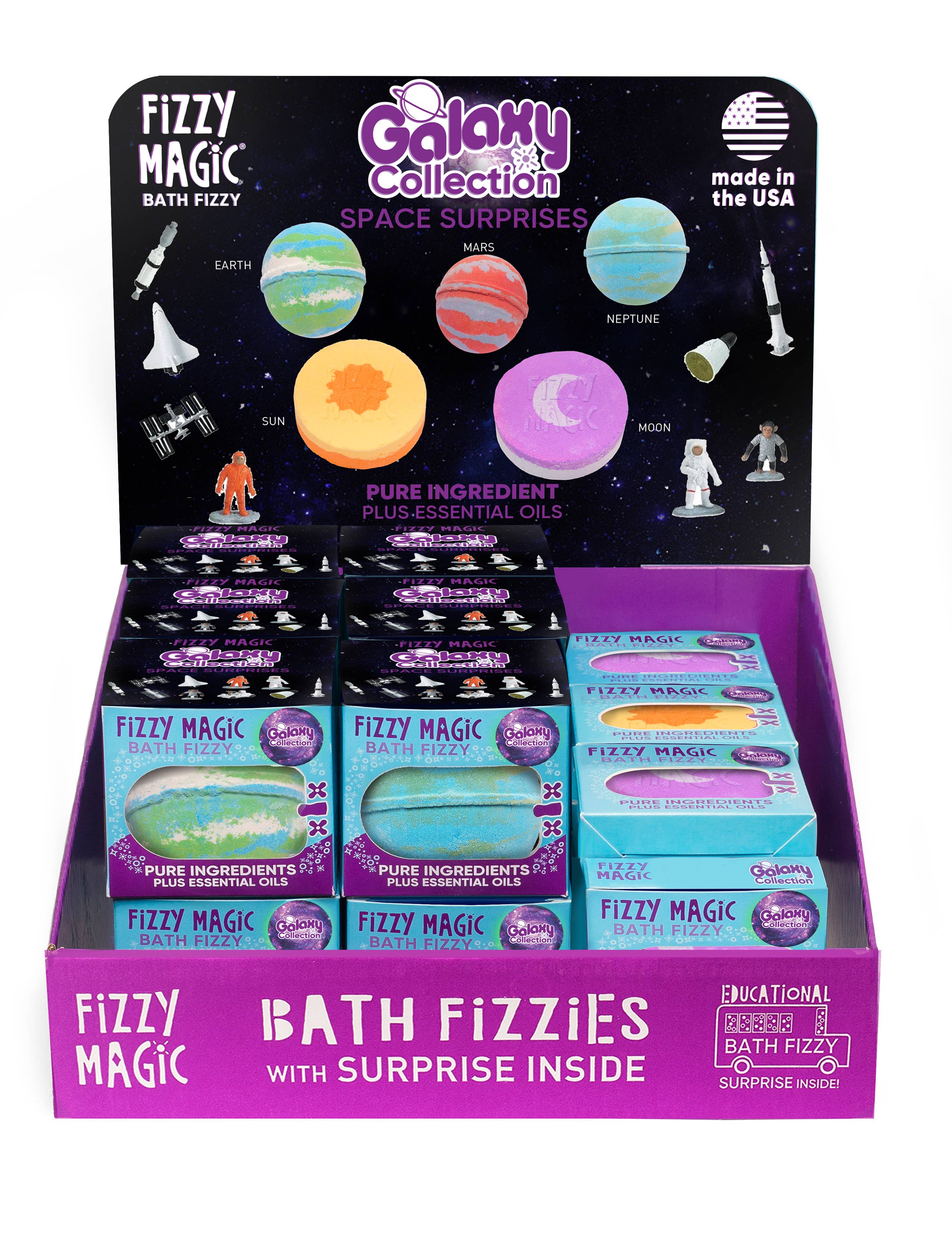 Galaxy - Space, Bath Bomb Surprise Inside