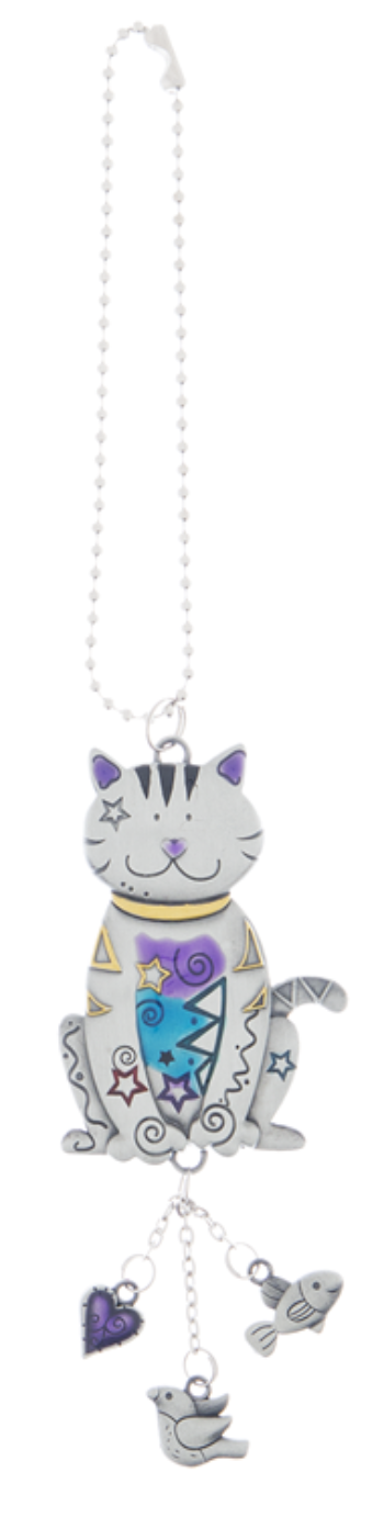 Cat Colorful Car Charm