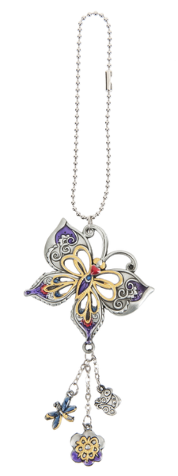 Butterfly Colorful Car Charm