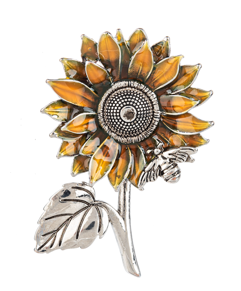 Sunflower Pocket Charm