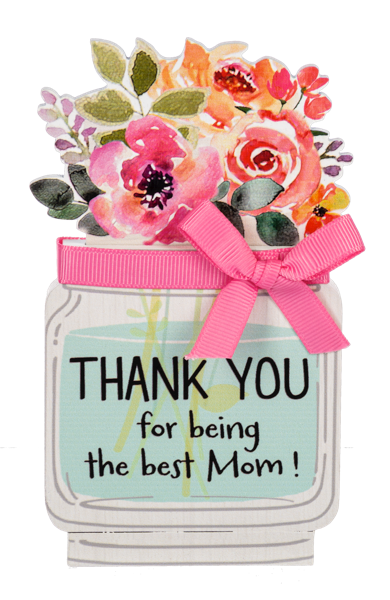 Mom Hidden Message 2 Piece Gift Card Holder