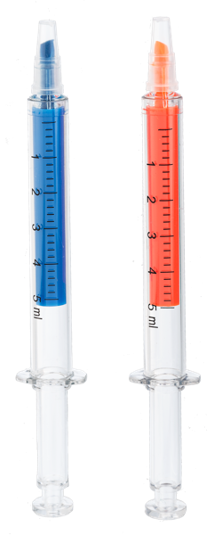 Colorful Nurse Syringe Highlighter
