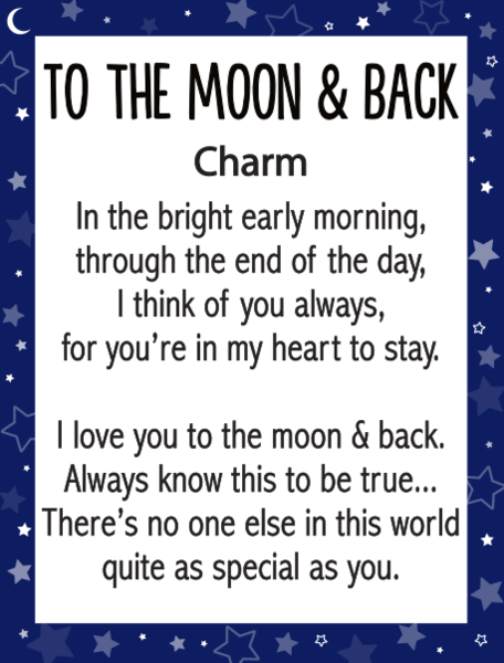 To The Moon and Back Pocket Charm