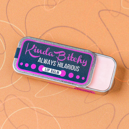 Kinda Bitchy Lip Balm | Funny Old School Tin