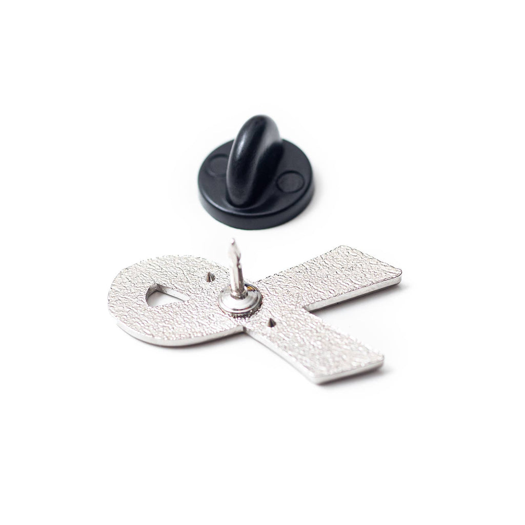 Pink Awareness Ribbon Enamel Pin