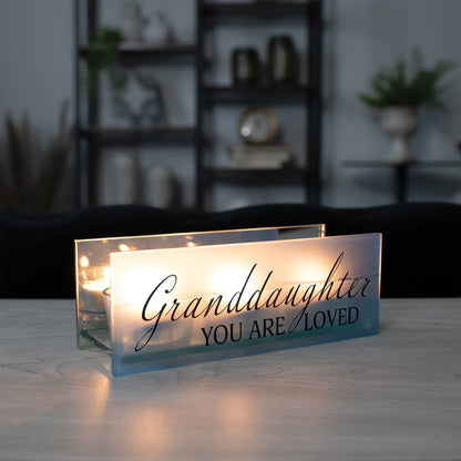 Granddaugther You Are Loved Tealight Holder