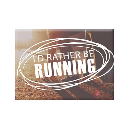 I'd Rather Be Running Magnetic Notepad