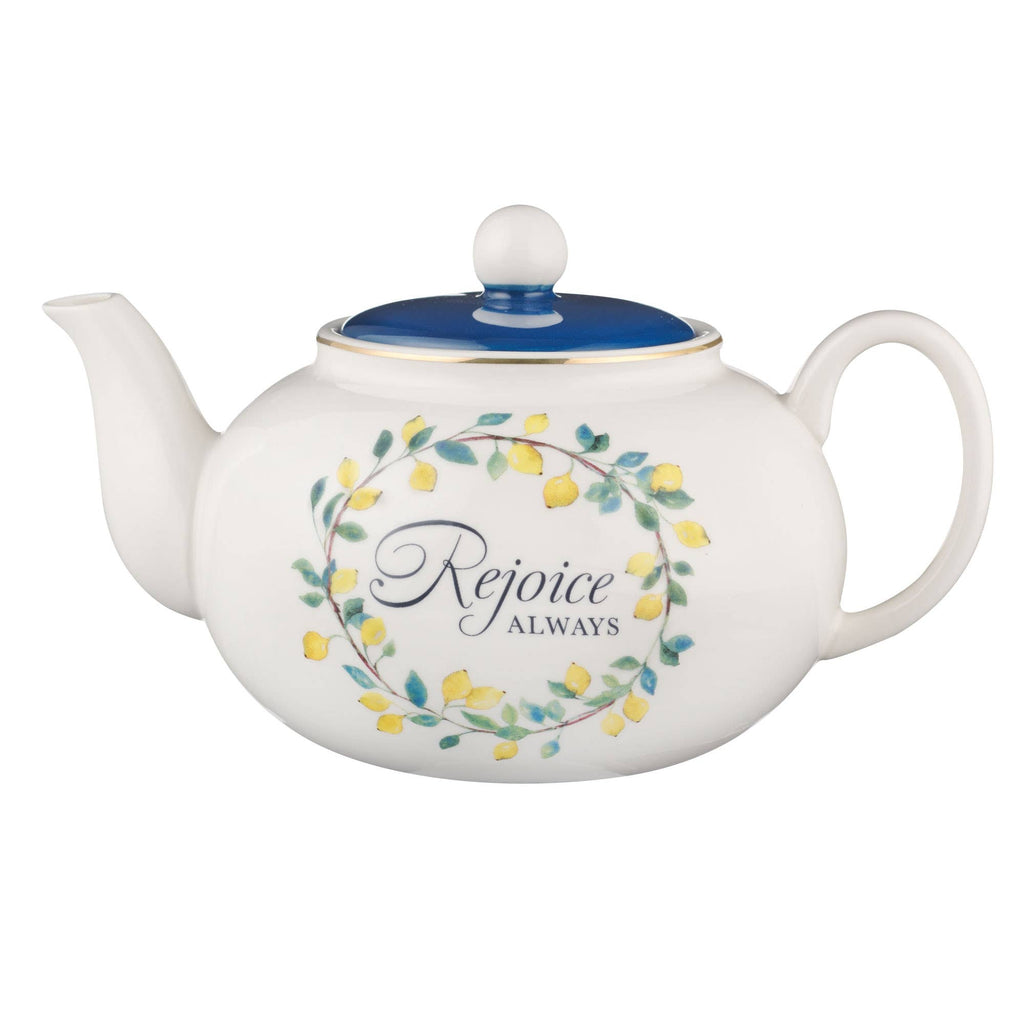 Rejoice Always 1 Thess. 5:16 Teapot