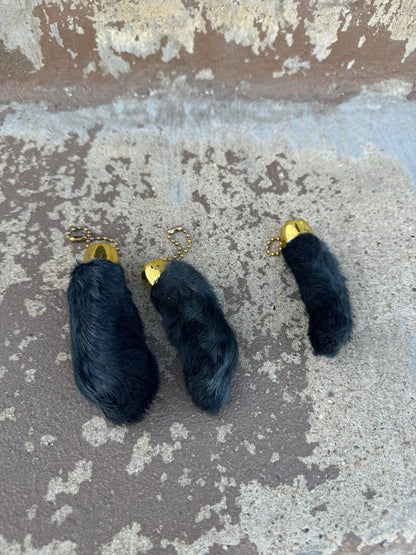 Lucky Rabbit foot - Genuine : Red