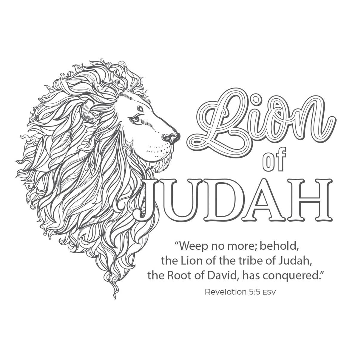 Coloring The Names of Jesus Coloring Cards